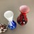 Vintage Multicolored Opaline Florence Vases, Italy, 1970s, Set of 4 For Sale - Image 10 of 14