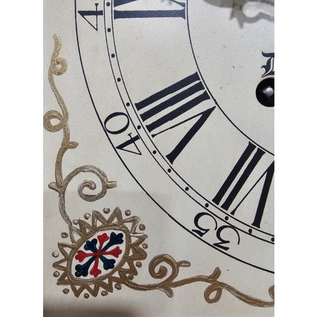 Late 20th Century David T. Smith Tiger Maple Tall Case Clock Grandfather Clock Ohio Benchmade For Sale In Cleveland - Image 6 of 15