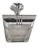 Mid 20th Century French Modernist Art Deco Billiard Chandelier Highly Polished Nickel & GlassRods For Sale - Image 9 of 18