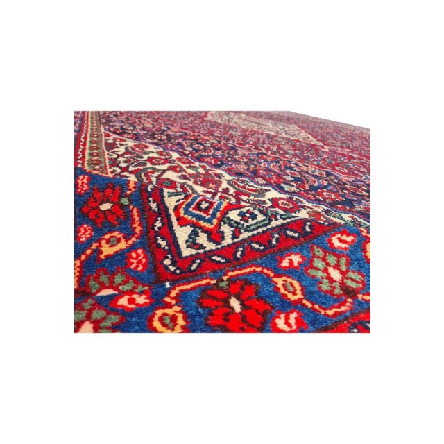 Authentic Hand Knotted Vintage Hamidoun Wool Area Rug 12.0 X 9.0 Ft For Sale - Image 9 of 10
