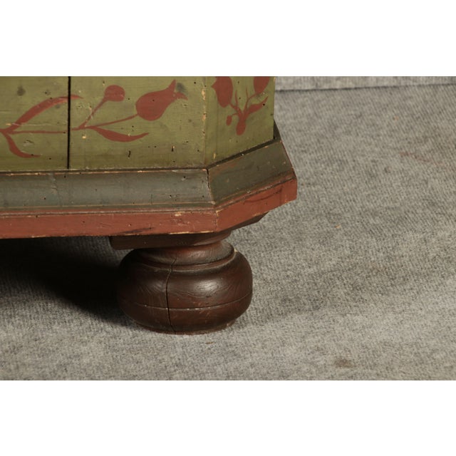 Antique Baroque Cabinet in Painted Softwood, 1750 For Sale - Image 13 of 18