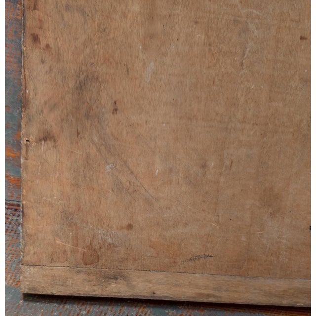 Early 20th Century Naive Folk Art Portrait Painting of General George Washington For Sale - Image 11 of 11