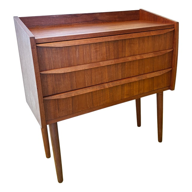 Nightstand in Danish Teak by Feldaballes Mobelfabrik, Denmark, 1960 For Sale