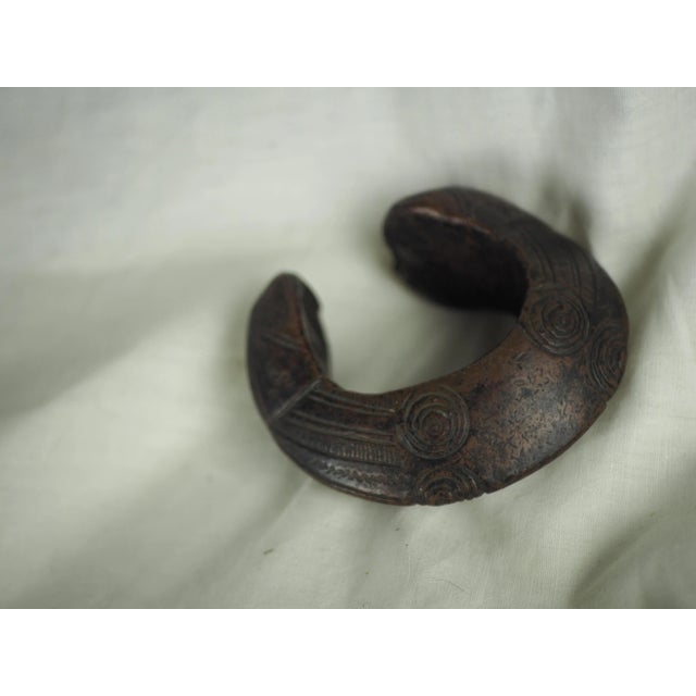 Early 20th Sahel Red Copper Coin Bracelet For Sale - Image 4 of 9