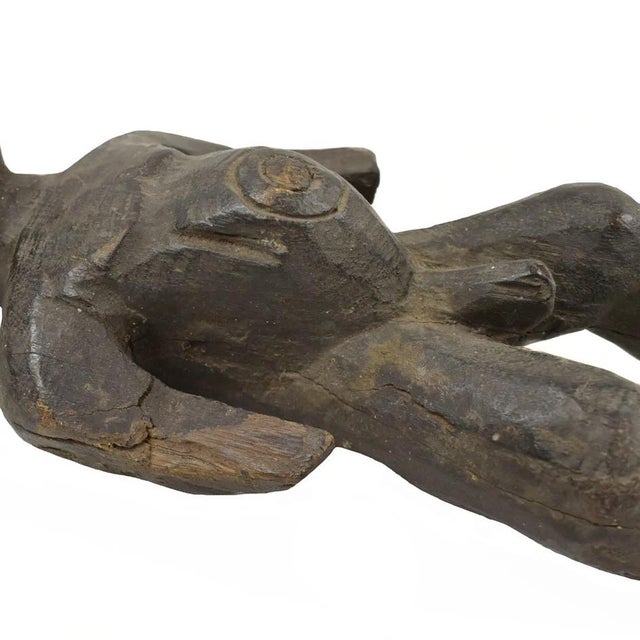 African Early 20th Century Metoko Miniature Figure 14 Inch For Sale - Image 3 of 6