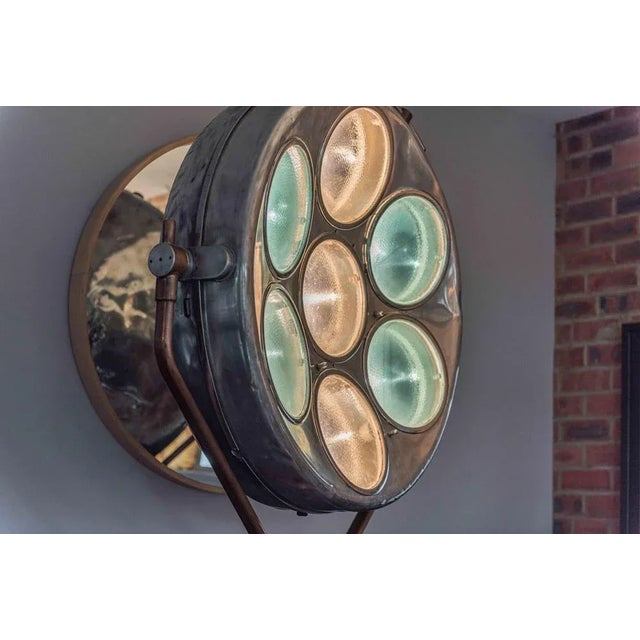 Mid-Century Industrial Aluminum Surgeons Operating Floor Lamp, 1950s For Sale - Image 18 of 18