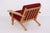 Armchair Model GE370 with Cushions by Hans J. Wegner for Getama, 1970s For Sale - Image 4 of 12