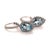 Blue Natural Aquamarine Diamond Earrings 14k Gold 3.61 Tcw Certified For Sale - Image 8 of 12