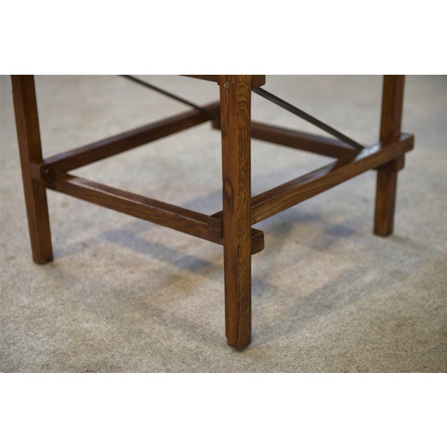 Oak and Leather Chairs in the style of Gerrit Rietveld, 1960s, Set of 2 For Sale - Image 10 of 14