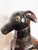 Late 20th Century Vintage Carved Wooden Dog Statue For Sale - Image 5 of 12
