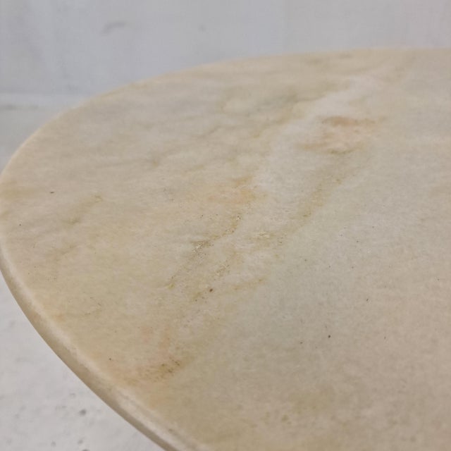 Oval Marble Side Table by Ero Saarinen for Knoll For Sale - Image 14 of 17