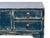 53" Distressed Dark Ink-Blue Drawers Narrow Console Credenza Table For Sale - Image 10 of 14