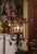 Late 20th Century Mid-Century French Louis XV Style Iron and Crystal Four-Light Lantern For Sale - Image 5 of 9