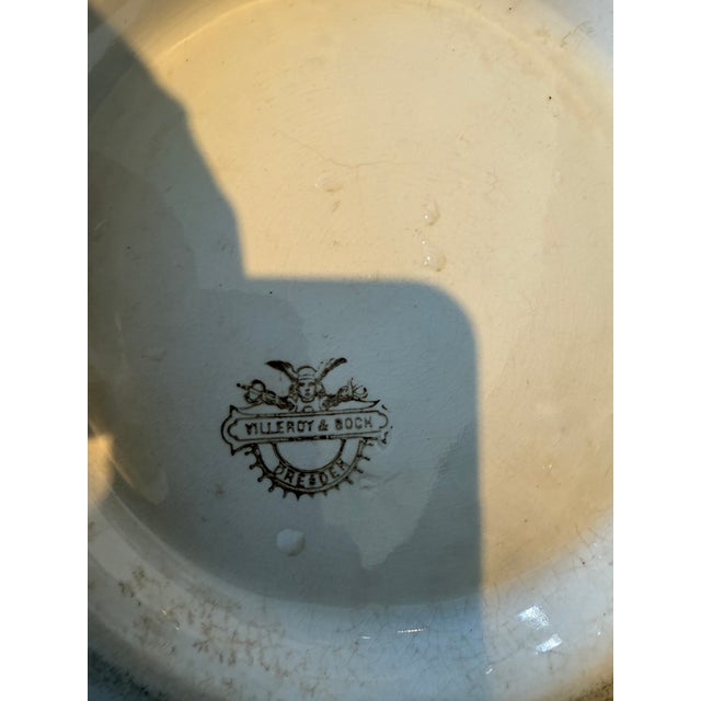 Late 19th Century Villeroy & Boch Dresden Blue Onion Basin Bowl For Sale - Image 9 of 13