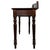 19th Century English Antique Oak Side Table with Gallery Back For Sale - Image 9 of 11