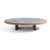 Wood and Blue Granite Monta Table with Glass by Charlotte Perriand for Cassina For Sale - Image 3 of 12