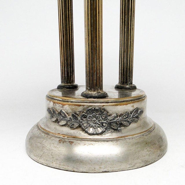 The column patera was produced in Łódź by the ELW factory in the years 1900-1910. It is made in an eclectic style. It is...