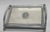 Mid 20th Century Art Deco French Nickel-Plated Metal Tray With Cut and Etched Mirror Surface For Sale - Image 5 of 18