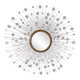 Star Burst Constellation Mirror by Thomas Pheasant for Baker Furniture Co. For Sale