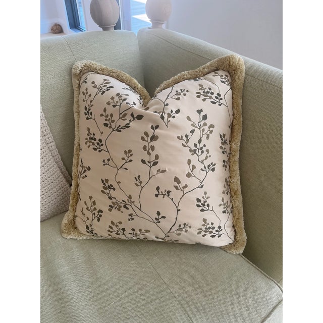 2000 - 2009 Embroided Silk Throw Pillows- Set of 2 For Sale - Image 5 of 10