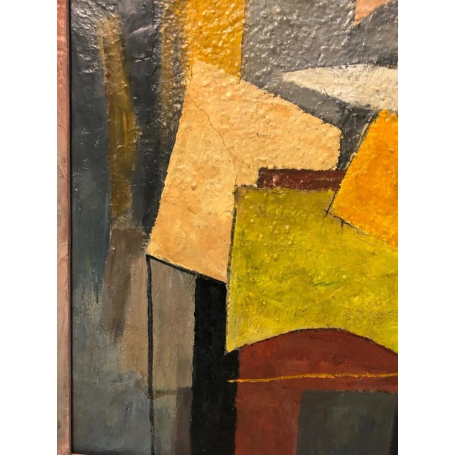 1930’s -1940’s Cubist Modernist Painting For Sale - Image 9 of 10