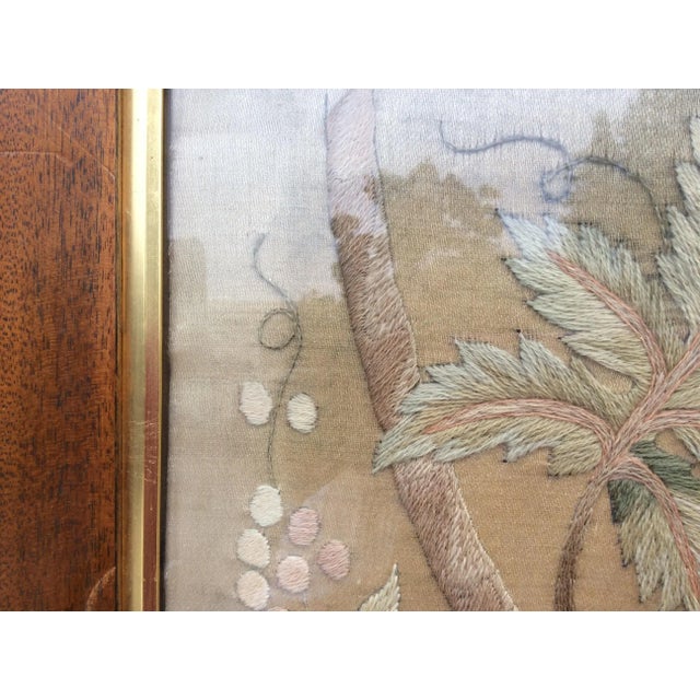 Antique Bird Needlework Art Chairish