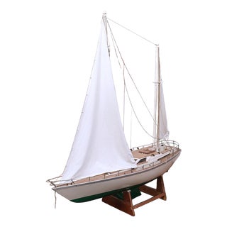 Large Sailboat Model, 1980s For Sale