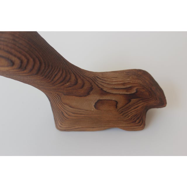 Cedar Wood Squirrel, Canadian Made Signed Gerd Carving For Sale - Image 6 of 11