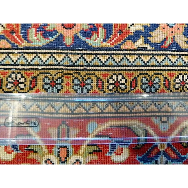 1980s Ghom Rug in Wool and Cotton, 1980s For Sale - Image 5 of 11