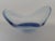 Blue Mid 20th Century Lütken for Holmegaard Ice Blue Shaped Glass Bowl For Sale - Image 8 of 9