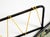 Mid-Century Modern French Metal Wall-Mounted Coat Rack with Shelf and Mirror, 1950s For Sale - Image 15 of 18