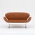 Fritz Hansen Arne Jacobsen “Swan” Sofa & Pair of Chairs in Cognac Leather for Fritz Hansen - Set of 3 For Sale - Image 4 of 18