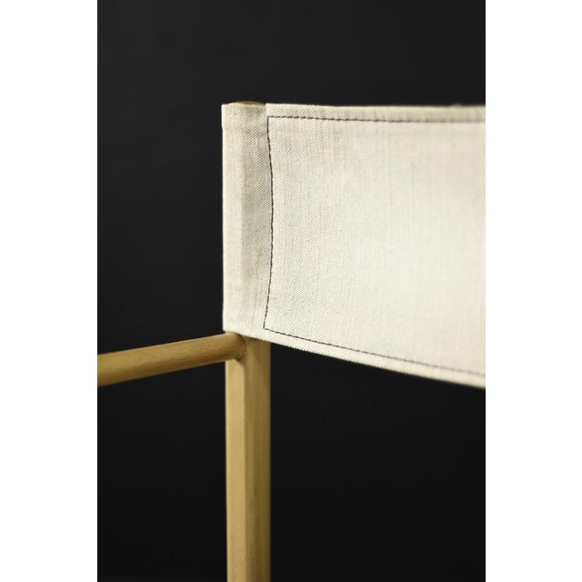 Mid-Century Scandinavian Modern Beech & Canvas Safari Directors Chairs, 1960s, Set of 2 For Sale - Image 14 of 18