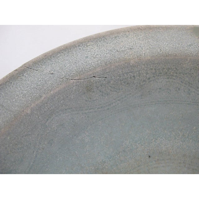 Southeast Asian Thai Sawankhalok Sukhothai Style Celadon Stoneware Pottery Bowl For Sale - Image 9 of 11
