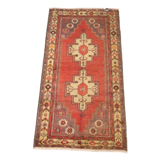 Vintage Turkish Jorun Rug For Sale