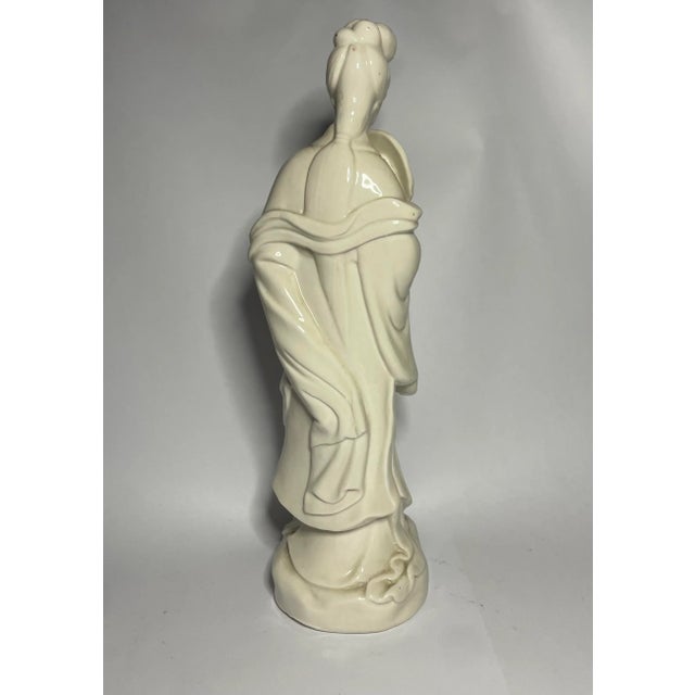 Late 19th Century 19th Century Blanc De Chine Figurine For Sale - Image 5 of 8