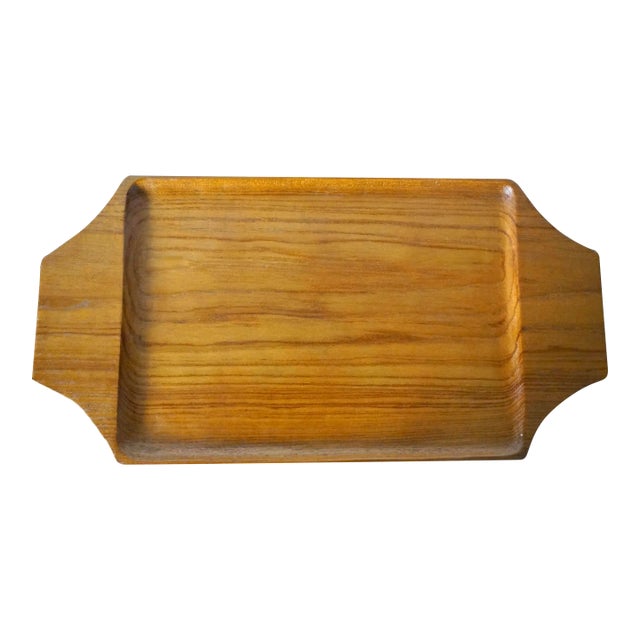 1970’s Danish Modern Solid Teak Tray For Sale