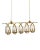 Industrial Currey & Company Maximus Medium Gold Chandelier For Sale - Image 3 of 4