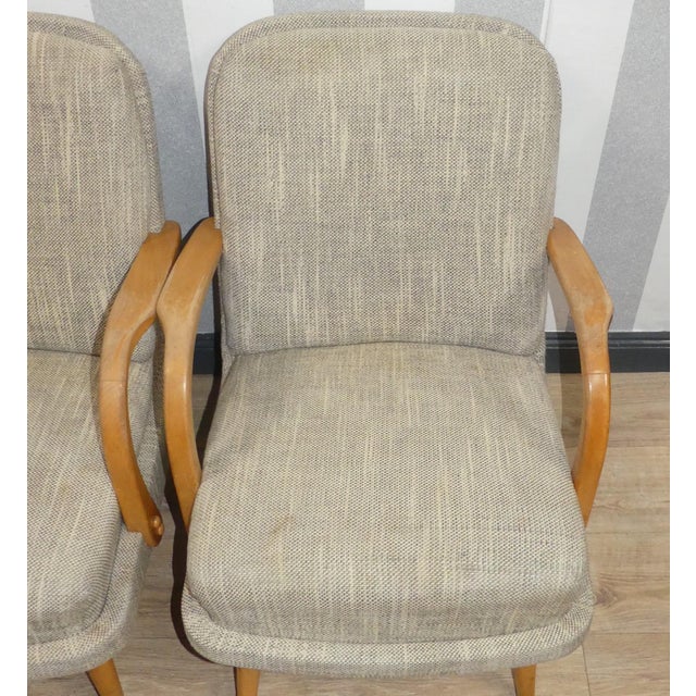 Cocktail Chair in Mottled Gray, 1950s For Sale - Image 9 of 14