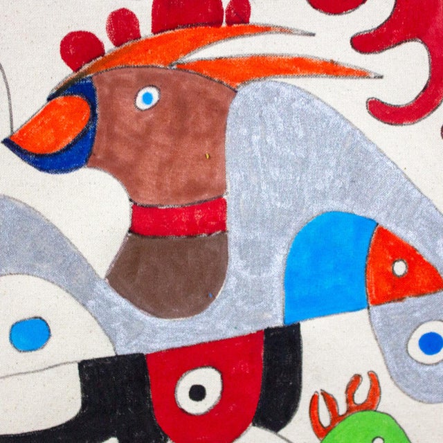 “The Three Musketeers” by Nathalie Gribinski – Contemporary Abstract Expressionist Animal Fantasy For Sale - Image 4 of 7