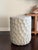 Stone Gray Made Goods Kemma Stool in Light Gray Reconstituted Stone Organic Dimpled Texture Modern Coastal Accent Table For Sale - Image 8 of 12