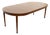 Kindel Furniture Federal Inlaid Mahogany Extension Dining Table, Newly Refinished For Sale