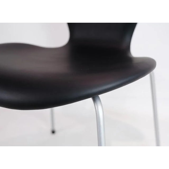 Model 3107 Sjuan Chairs by Arne Jacobsen for Fritz Hansen, 1967, Set of 6 For Sale - Image 12 of 13