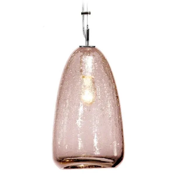 Tempo Summit Pendant Light from the Boa Lantern Collection in Rose Quartz For Sale - Image 4 of 4