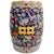 Early to mid 20th century vintage Chinese porcelain barrel-form garden stool featuring a vibrant Thousand Flowers /...