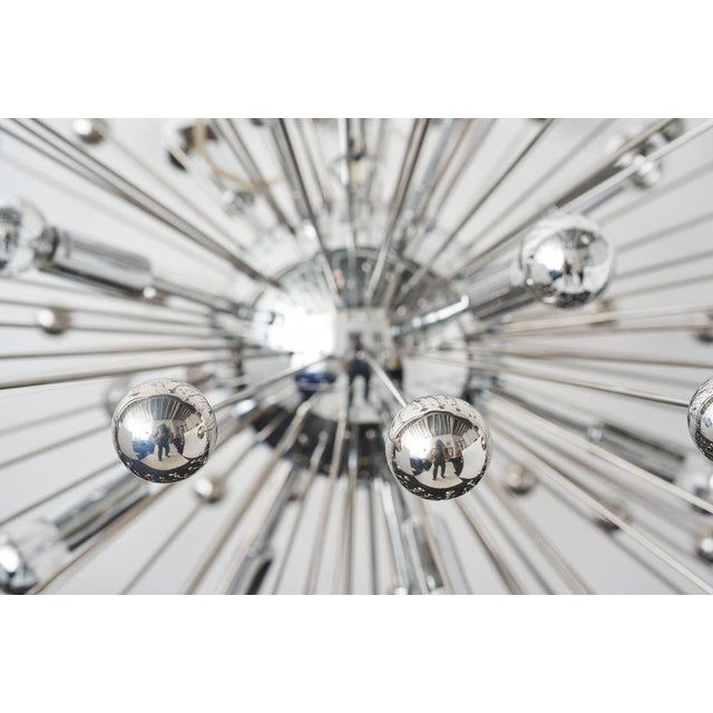 Space Age Sputnik Chandelier, 1970 For Sale - Image 4 of 7