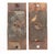 Brass Antique Brass Pocket Double Door Set For Sale - Image 8 of 8