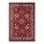 Southwestern Super Kazak Red/Beige Wool Rug - 5'9'' X 7'9'' For Sale