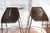 1980s Vintage Wicker Armless Snowshoe Bar Stools - a Pair For Sale In San Antonio - Image 6 of 9