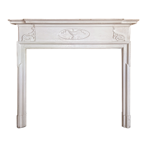 Mantel Antique With Carved Detail